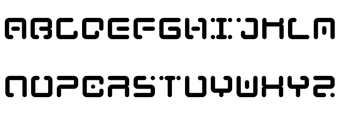Ancient Venusian Font LOWERCASE