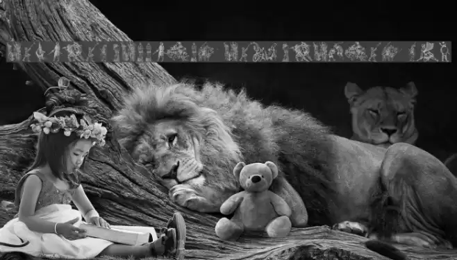 Ancient warriors and weapons tfb Font examples