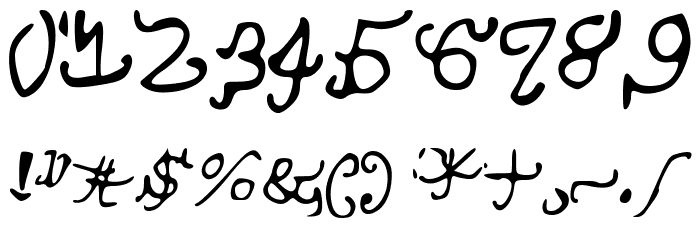 Ancient Font OTHER CHARS