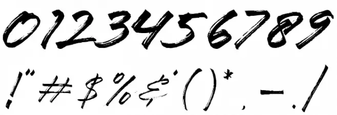 Ancient Font OTHER CHARS