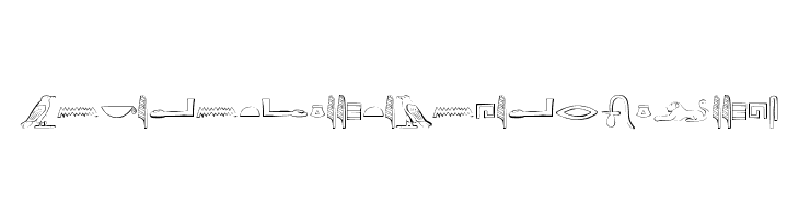 AncientEgyptianHieroglyphs  Descarca Fonturi Gratis