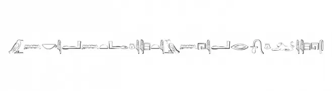 AncientEgyptianHieroglyphs  لخطوط تنزيل