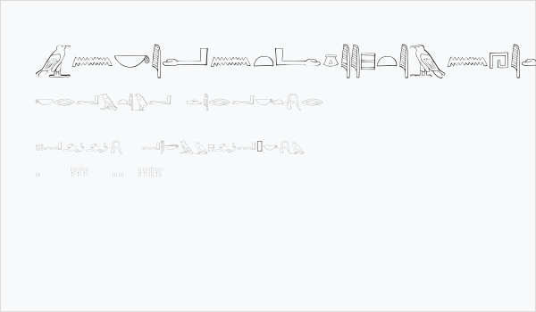 AncientEgyptianHieroglyphs Business Card