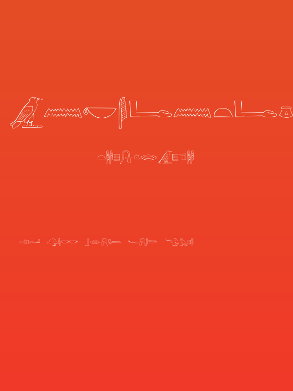 AncientEgyptianHieroglyphs Poster