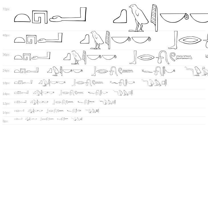 AncientEgyptianHieroglyphs Waterfall