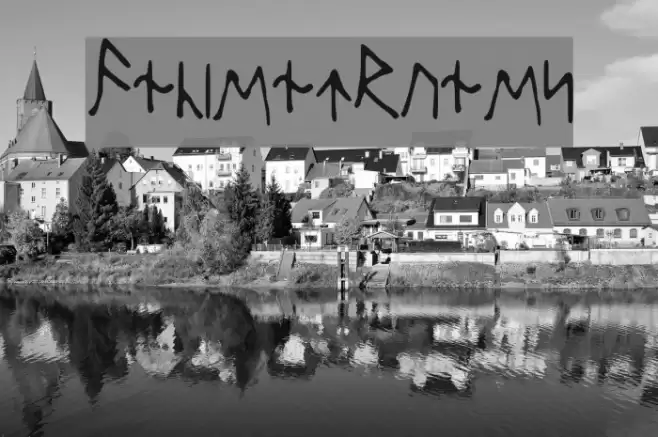 AncientRunes Font examples