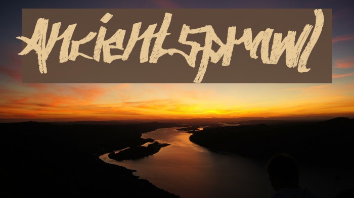 AncientSprawl Font examples