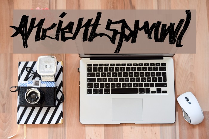 AncientSprawl Font examples