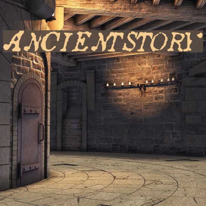 AncientStory Font examples