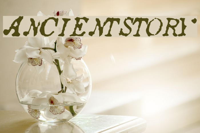 AncientStory Font examples