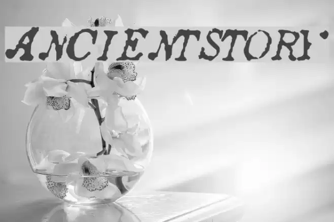 AncientStory Font examples
