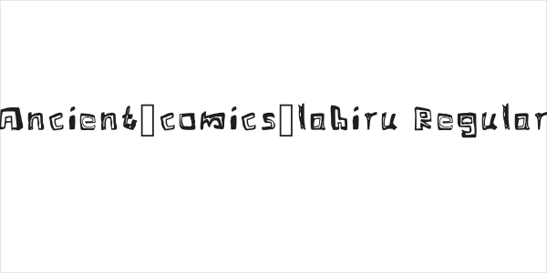 Ancient_comics_lahiru Regular Logo