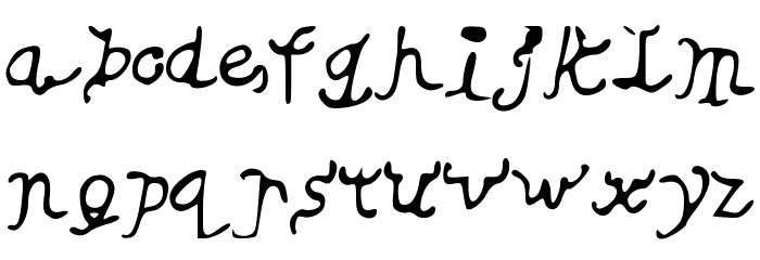 Ancient Font LOWERCASE