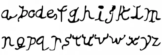 Ancient Font LOWERCASE