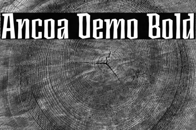 Ancoa Demo Bold Font examples
