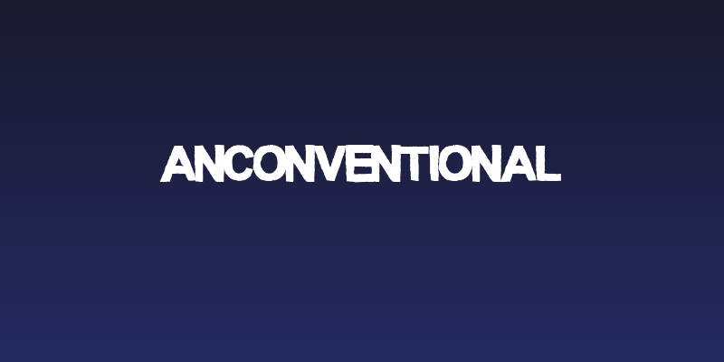 Anconventional Social Header