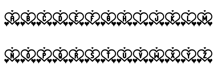 And Love st Font LOWERCASE
