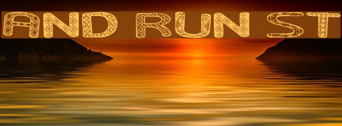 And Run St Font examples