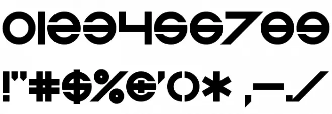 And Then It Ends Font OTHER CHARS