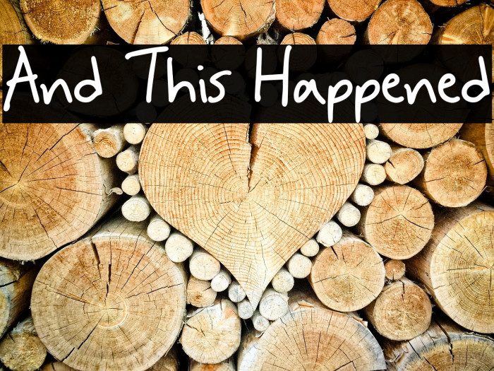 And This Happened Example 2