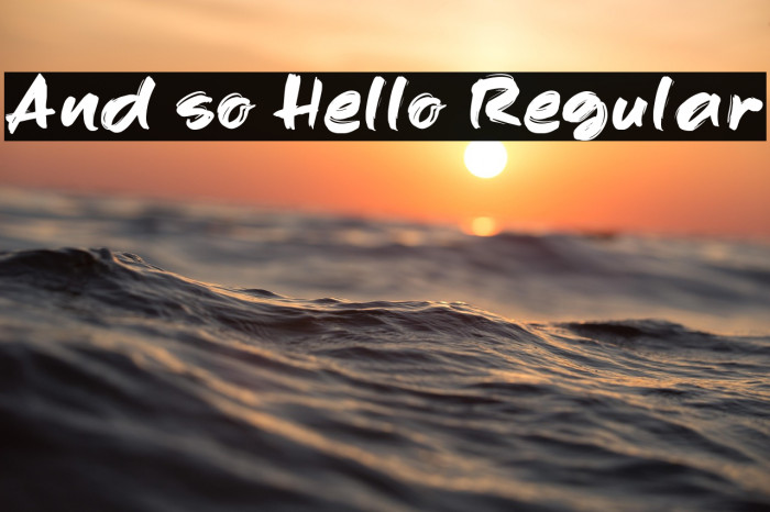 And so Hello Regular Example 3