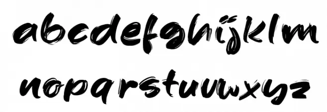 And so Hello Regular Schriftart Kleinbuchstaben