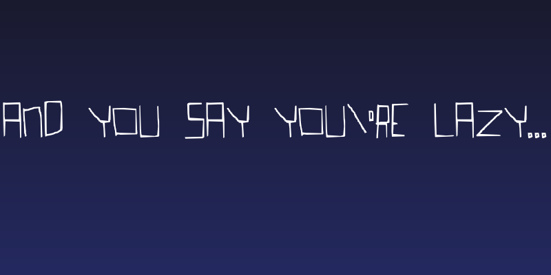 And you say you're lazy... Social Header