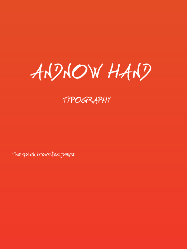 AndNow Hand Poster