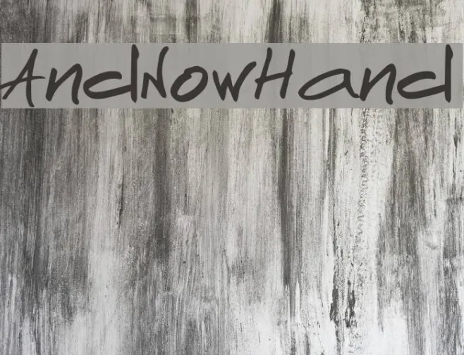 AndNowHand Example 1
