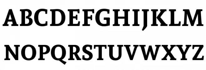 Andada Bold Schriftart Groß