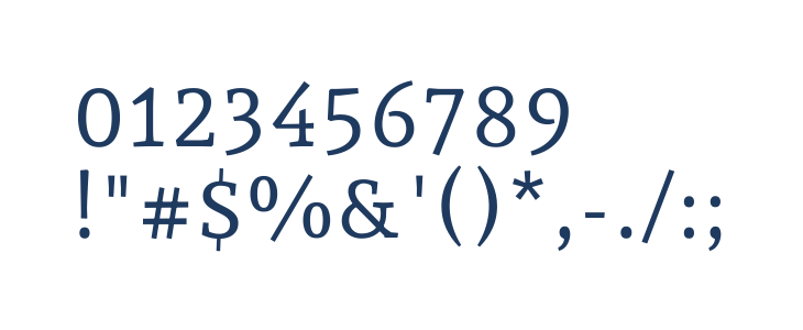 Andada Pro Regular Other Characters
