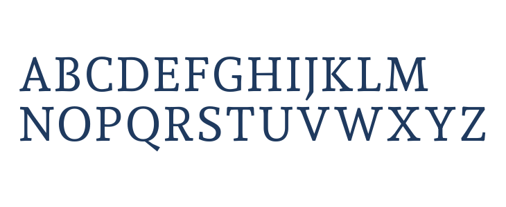 Andada Pro Regular Uppercase