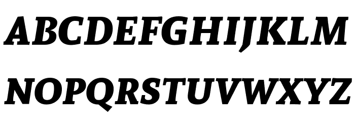 Andada SC Bold Italic Font LOWERCASE