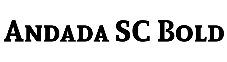 Andada SC Bold Font