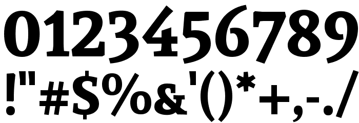 Andada SC Bold Font OTHER CHARS