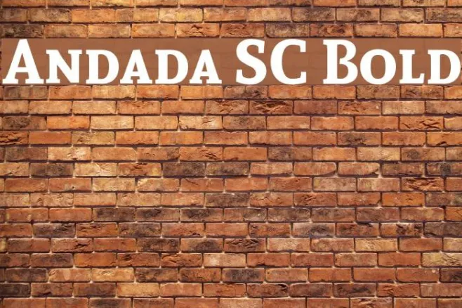 Andada SC Bold Example 3
