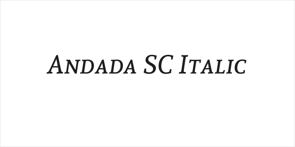 Andada SC Italic Logo