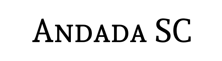 Andada SC  免费字体下载