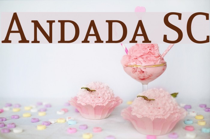 Andada SC Font examples