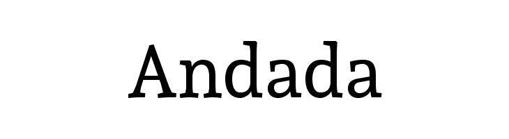 Andada  नि: शुल्क फ़ॉन्ट्स डाउनलोड