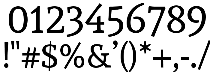 Andada Font OTHER CHARS