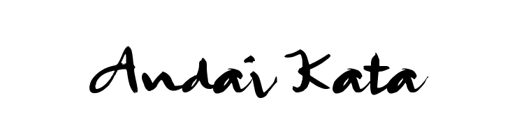 Andai Kata  baixar fontes gratis