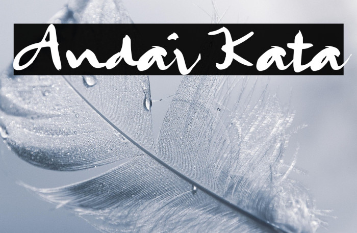 Andai Kata Example 1