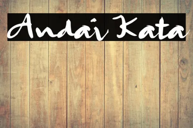 Andai Kata Example 2