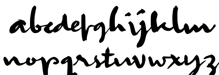 Andai Kata Font LOWERCASE
