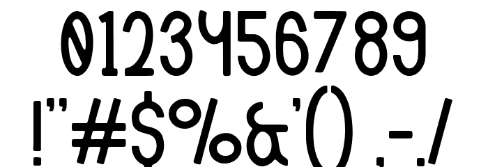 Andak Font OTHER CHARS