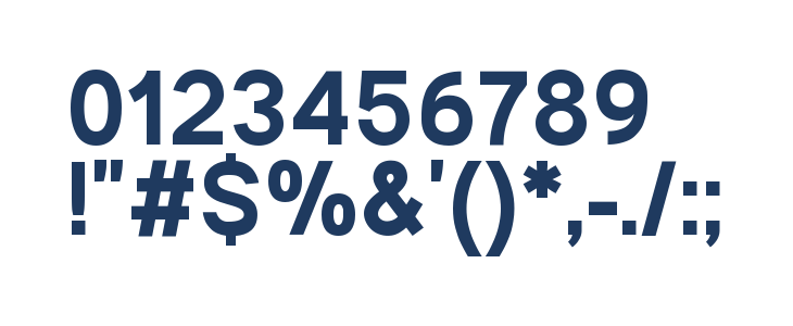 Andala Bold Other Characters