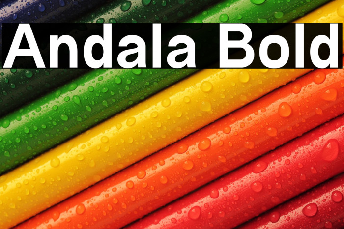 Andala Bold Example 1