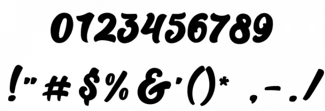 Andala Font OTHER CHARS
