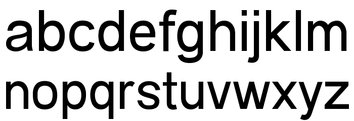 Andala Font LOWERCASE